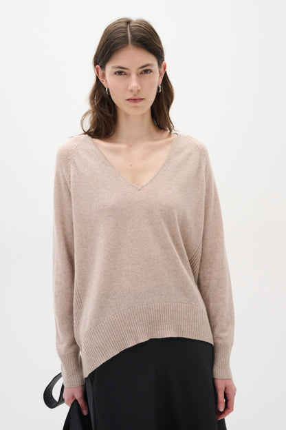 Pullover Lukka V-neck | Beige