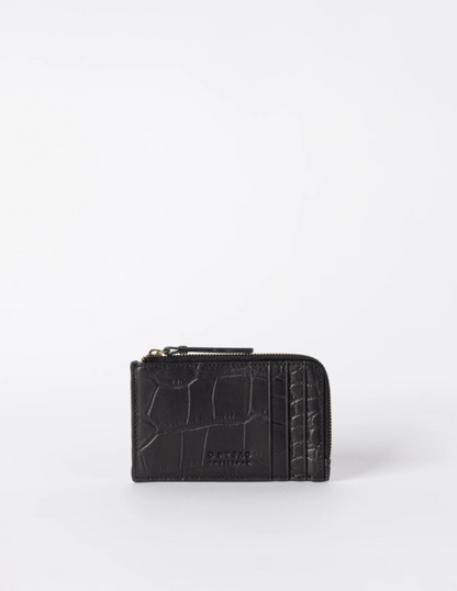 Lola coin purse | Zwart croco